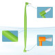 Double-sided monobundle toothbrush, light green